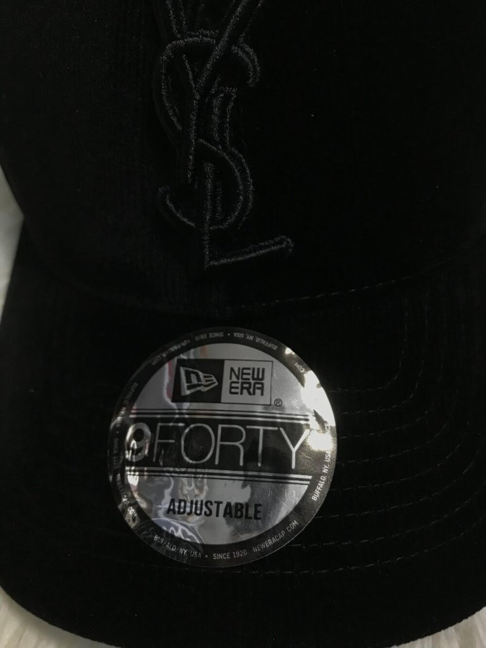 YSL Tyron logo-embroidered corduroy cap - Picture 4 of 9
